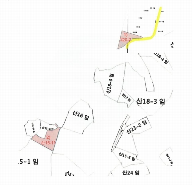 2024타경3110 충청북도 음성군 생극면 송곡리 산15-11 임야 경매 이미지