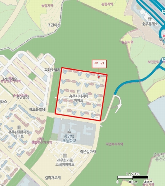 2025타경30470 충청북도 충주시 원앙4길 51, 충주시티자이 116동 4층 404호 아파트[공급25평형] 경매 이미지