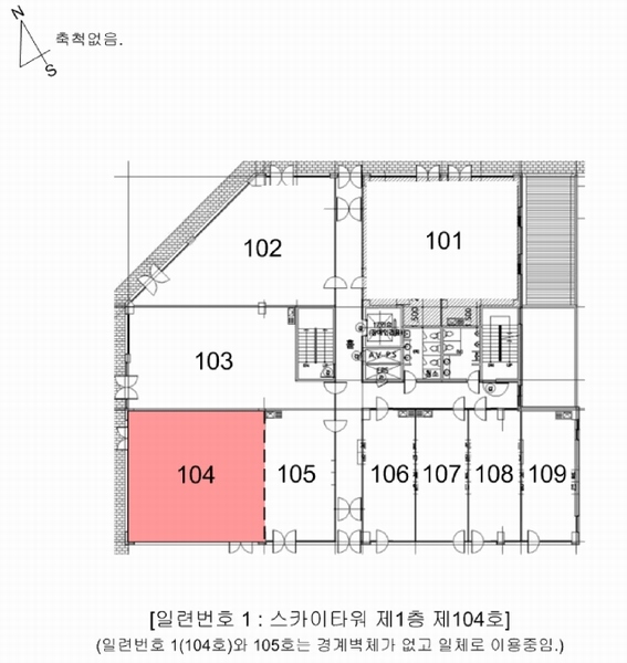 2025타경30540 충청북도 음성군 장성3길 13-5, 스카이타워 1층 104호 근린상가 경매 이미지