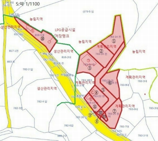 2023타경2653 충청북도 음성군 생극면 관성리 816-1 임야 경매 이미지