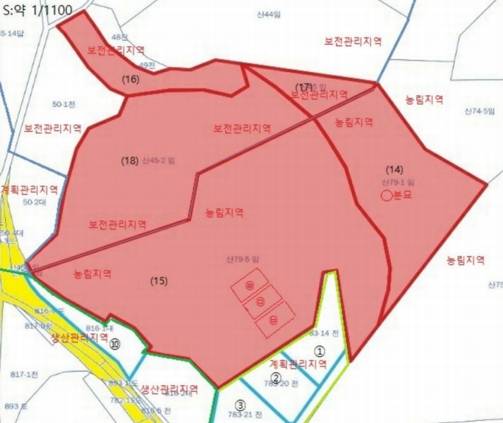 2023타경2653 충청북도 음성군 생극면 관성리 816-1 임야 경매 이미지