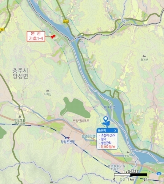 2024타경35735 충청북도 충주시 앙성면 영죽리 산68-7 임야 경매 이미지