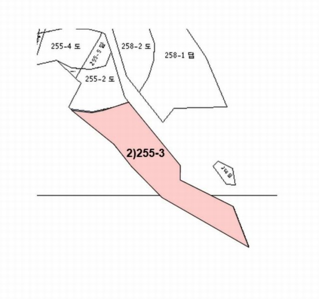 2025타경2046 충청북도 충주시 앙성면 목미리 255-3 농지 경매 이미지