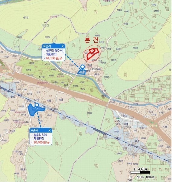 2025타경2145 충청북도 충주시 살미면 설운리 450-1 주택 경매 이미지