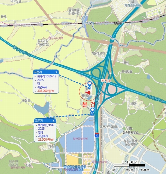 2025타경30781 경상남도 진주시 정촌면 화개리 1658-6 임야 경매 이미지