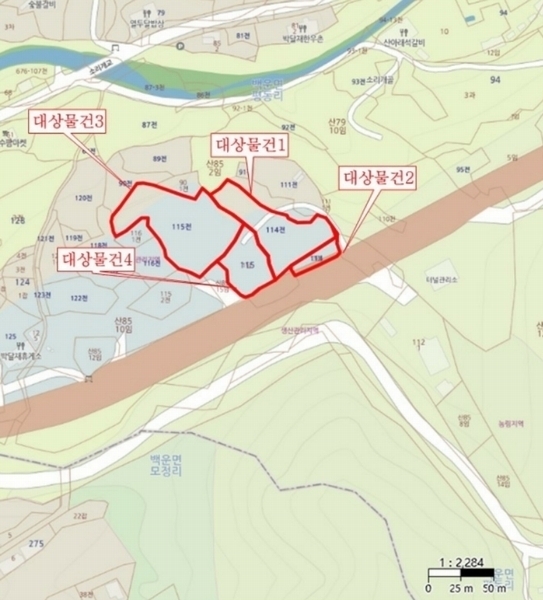2024타경695 충청북도 제천시 백운면 평동리 115 근린시설 경매 이미지