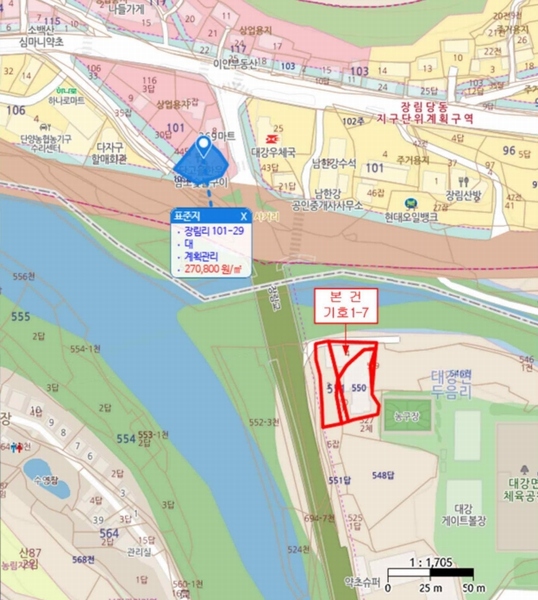 2024타경1391 충청북도 단양군 대강면 두음리 550 근린주택 경매 이미지