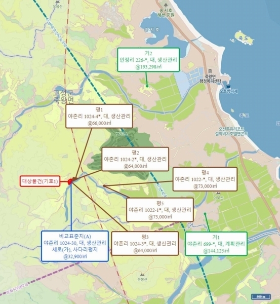 2025타경10314 강원특별자치도 고성군 죽왕면 야촌리 1024-44 근린시설 경매 이미지