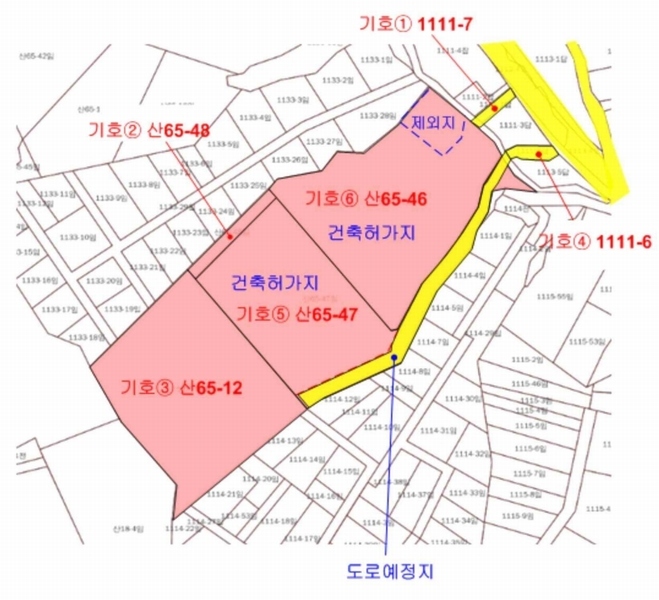 2024타경6037 충청북도 제천시 신월동 1111-7 임야 경매 이미지