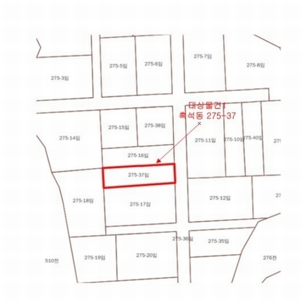 2024타경7634 충청북도 제천시 흑석동 275-37 임야 경매 이미지