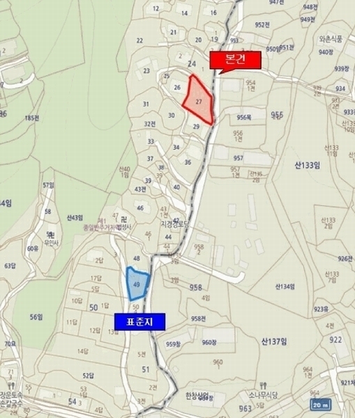 2025타경75 대구광역시 동구 능성동 27 대지 경매 이미지