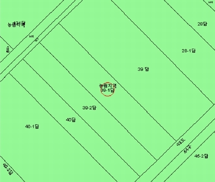 2025타경145 경상북도 예천군 풍양면 고산리 39-1 농지 경매 이미지