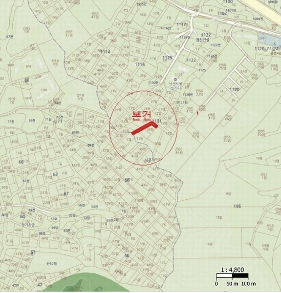 2025타경5325 충청북도 제천시 신월동 1131-34 임야 경매 이미지