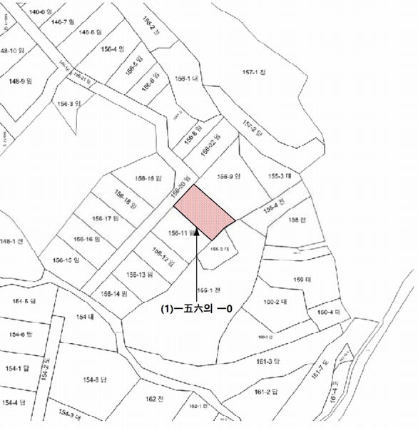 2025타경5327 충청북도 제천시 흑석동 156-10 임야 경매 이미지