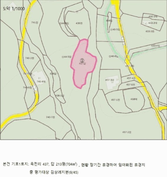 2025타경5369 충청북도 제천시 봉양읍 옥전리 437 농지 경매 이미지