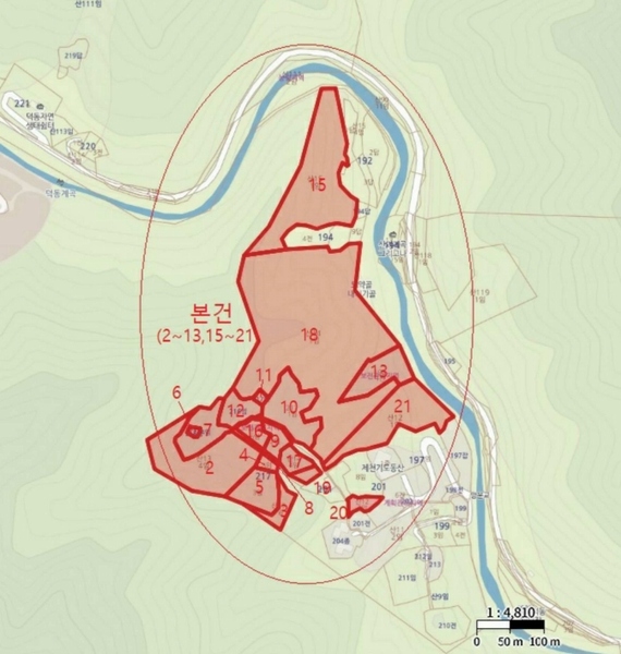 2025타경5371 충청북도 제천시 백운면 덕동리 산13-4 임야 경매 이미지
