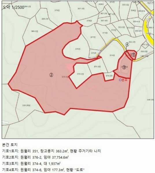 2025타경5381 충청북도 제천시 백운면 원월리 351 다가구(원룸등) 경매 이미지
