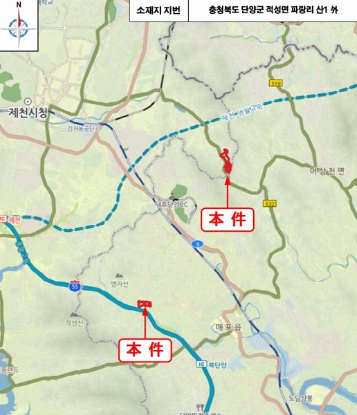 2025타경5387 충청북도 제천시 자작동 산18-1 임야 경매 이미지