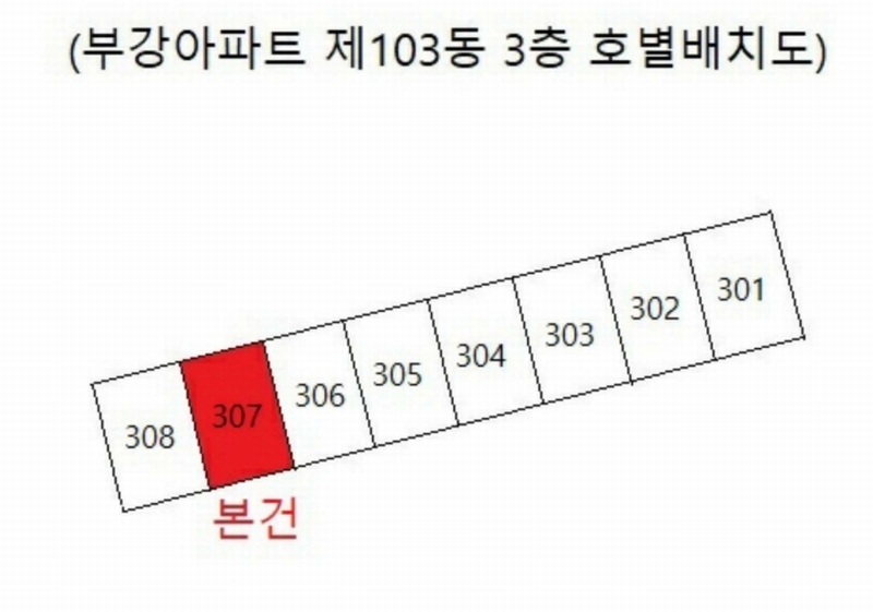 2024타경1780 충청북도 제천시 고암로 88, 부강아파트 103동 3층 307호 아파트[공급20평형] 경매 이미지