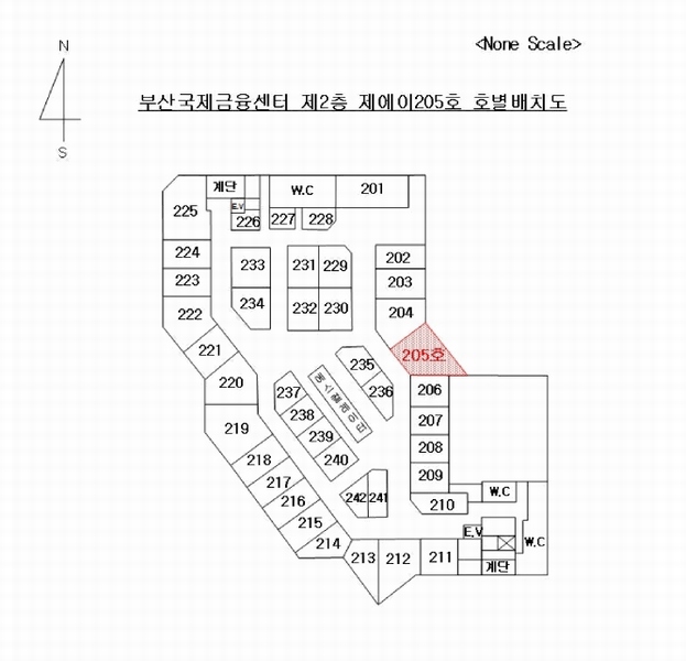 2025타경5062 부산광역시 남구 문현금융로 40, 부산국제금융센터 2층 에이205호 근린상가 경매 이미지