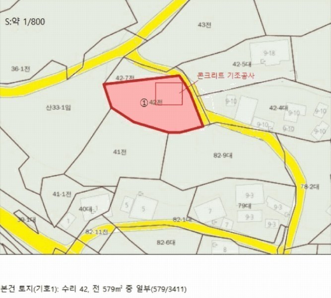 2025타경5294 충청북도 제천시 수산면 수리 42 농지 경매 이미지