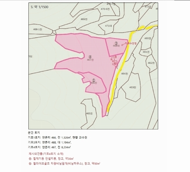 2025타경5330 충청북도 제천시 청풍면 연론리 466 주택 경매 이미지