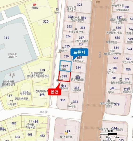2025타경5356 충청북도 단양군 단양읍 별곡리 328 근린주택 경매 이미지