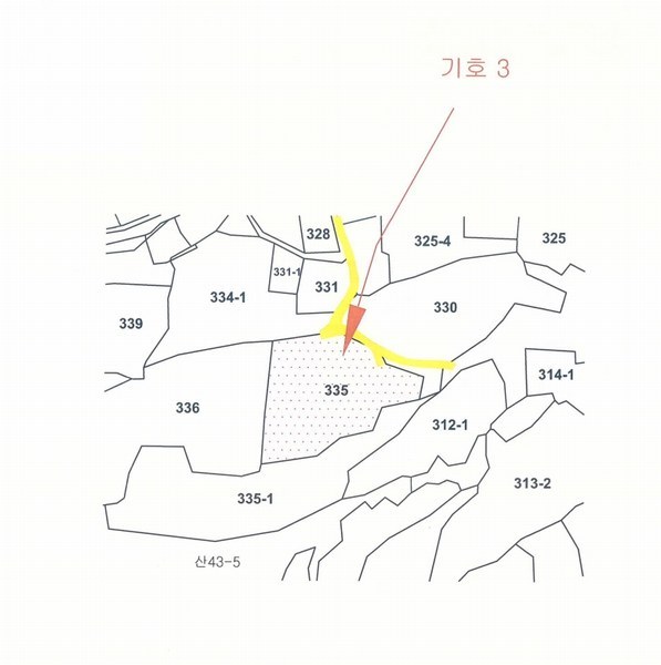 2025타경5358 충청북도 단양군 영춘면 사이곡리 335 농지 경매 이미지
