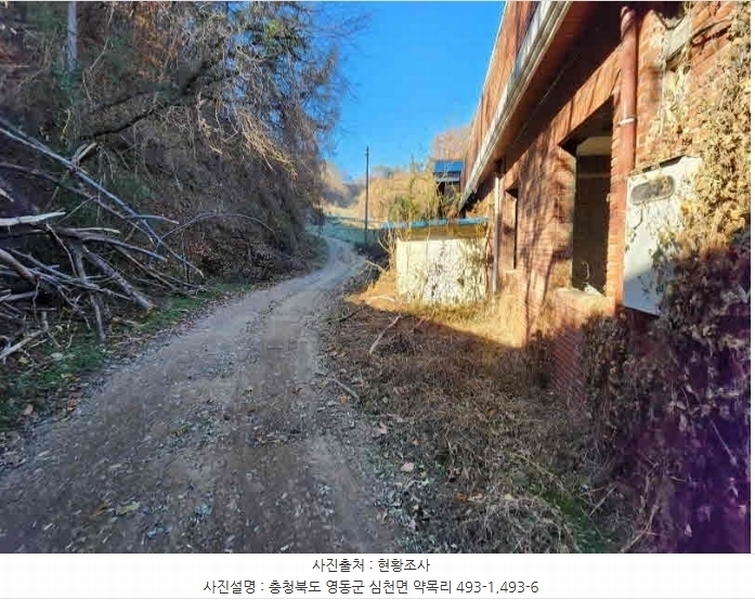 2024타경872 충청북도 영동군 심천면 약목리 493-1 근린시설 경매 이미지