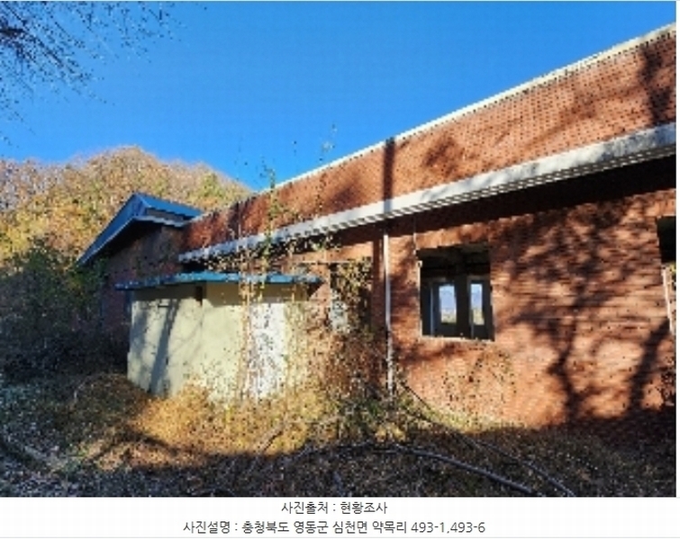 2024타경872 충청북도 영동군 심천면 약목리 493-1 근린시설 경매 이미지