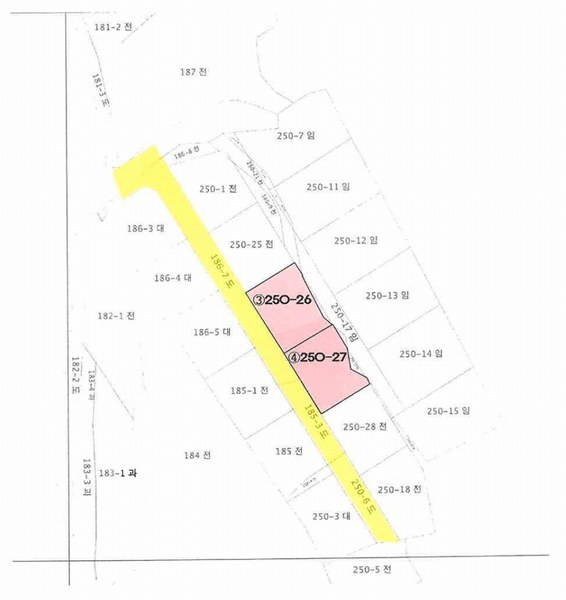 2024타경11452 충청북도 영동군 양산면 수두리 250-26 농지 경매 이미지
