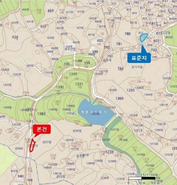 2024타경11490 충청북도 옥천군 동이면 평산리 1358-1 공장 경매 이미지