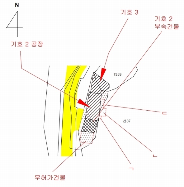 2024타경11490 충청북도 옥천군 동이면 평산리 1358-1 공장 경매 이미지