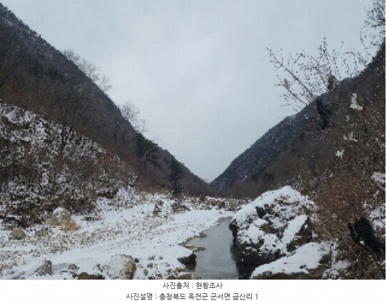 2024타경11636 충청북도 옥천군 군서면 금산리 1 농지 경매 이미지