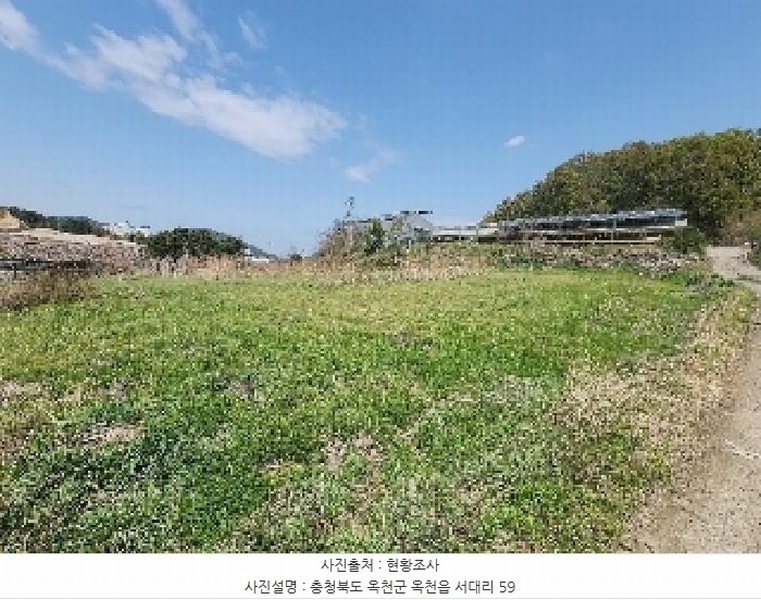 2025타경10128 충청북도 옥천군 옥천읍 서대리 59 과수원 경매 이미지