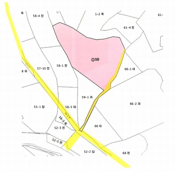 2025타경10128 충청북도 옥천군 옥천읍 서대리 59 과수원 경매 이미지