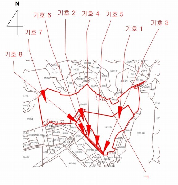 2024타경704 충청북도 영동군 영동읍 계산리 산24-6 임야 경매 이미지