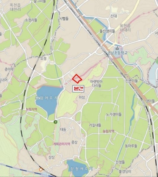2024타경742 충청북도 옥천군 옥천읍 삼청리 산5-10 임야 경매 이미지
