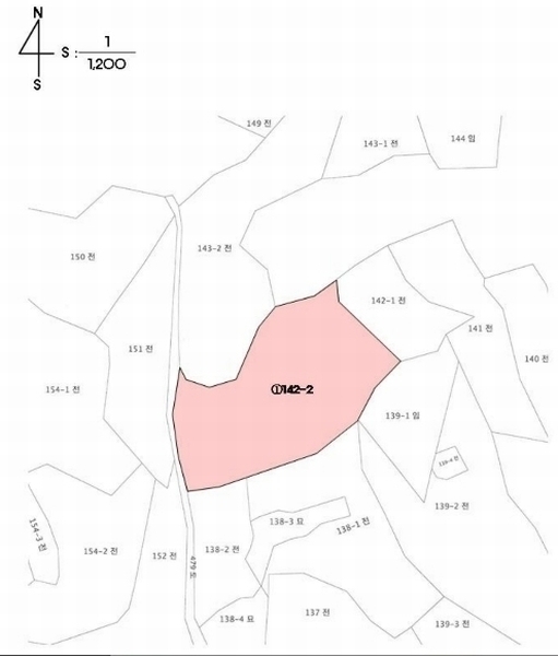 2024타경841 충청북도 옥천군 청성면 고당리 142-2 농지 경매 이미지