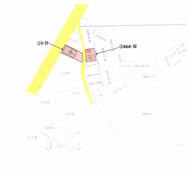 2024타경11629 충청북도 옥천군 옥천읍 문정리 464-12 대지 경매 이미지