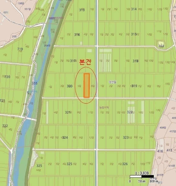 2025타경47 충청남도 공주시 탄천면 장선리 320-6 농지 경매 이미지