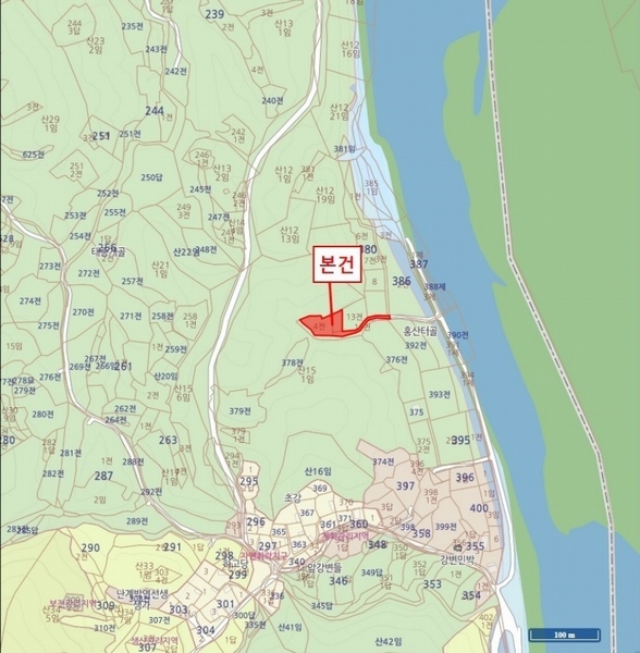 2025타경78 충청북도 영동군 심천면 고당리 380-4 농지 경매 이미지