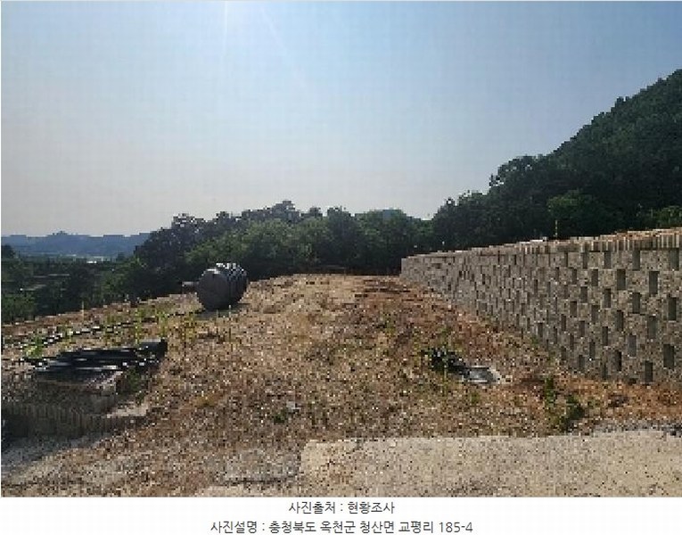 2025타경82 충청북도 옥천군 청산면 교평리 185-1 농지 경매 이미지