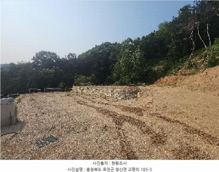 2025타경82 충청북도 옥천군 청산면 교평리 185-1 농지 경매 이미지