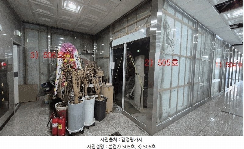 2025타경95 경상남도 창원시 마산합포구 현동4길 5, 성원빌딩 5층 504호외2개호 근린상가 경매 이미지