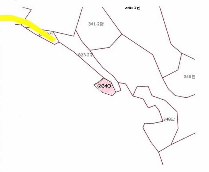 2025타경10036 충청북도 옥천군 군북면 대정리 340 농지 경매 이미지