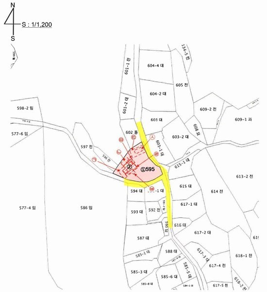2025타경10188 충청북도 옥천군 이원면 이원리 595 주택 경매 이미지