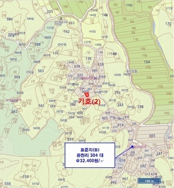 2024타경10143 충청남도 금산군 부리면 관천리 367 농지 경매 이미지