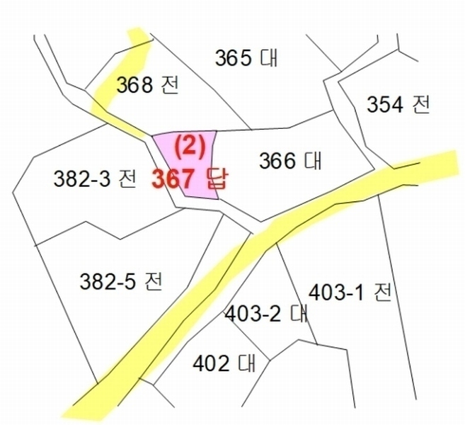 2024타경10143 충청남도 금산군 부리면 관천리 367 농지 경매 이미지