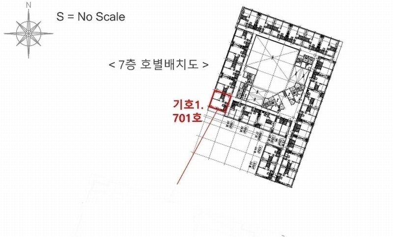2024타경124752 대전광역시 유성구 온천로 60, 사이언스타운주상복합 7층 701호 오피스텔[계약48평형] 경매 이미지